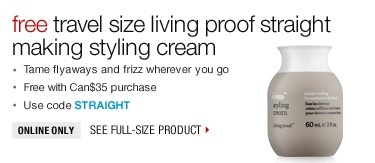 Free Living Proof Straight Making Styling Cream - Use code STRAIGHT